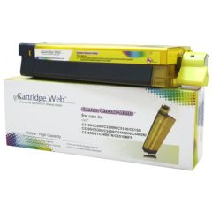 OKI C3100/C5100 Utángyártott Cartridge WEB Sárga Toner