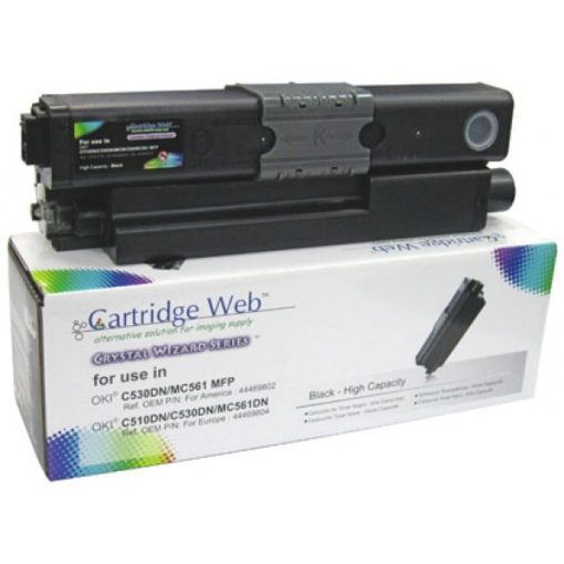 OKI C510/C530 Utángyártott Cartridge WEB Fekete Toner