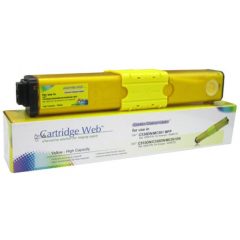 OKI C510/C530 Utángyártott Cartridge WEB Sárga Toner