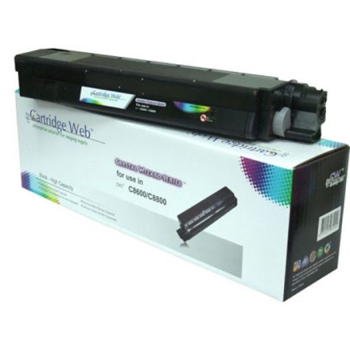 OKI C8600/C8800 Utángyártott Cartridge WEB Fekete Toner