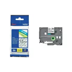   Brother TZE131 feliratozógép szalag fekete/átlátszó 12mmx8m ORIGINAL