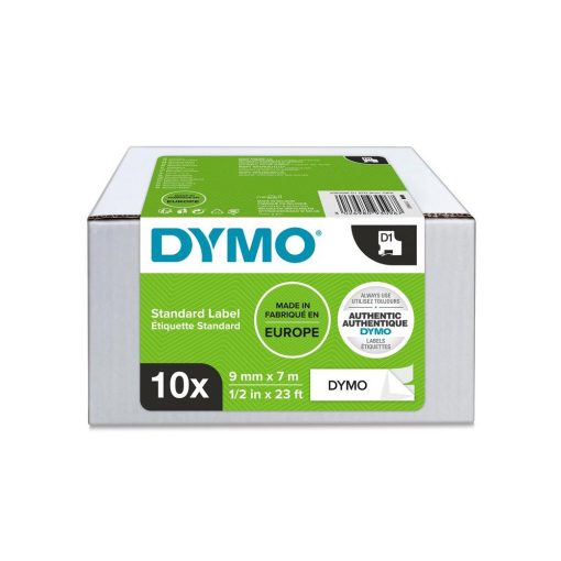 Feliratozógép szalag készlet Dymo D1 2093096 9mmx7m, ORIGINAL, fekete/fehér 