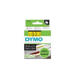   Feliratozógép szalag Dymo D1 S0720880/45808 19mmx7m, ORIGINAL, fekete/sárga 