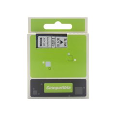   Feliratozógép szalag kompatibilis Dymo S0720530/45013 12mmx7m ECO fekete/fehér 