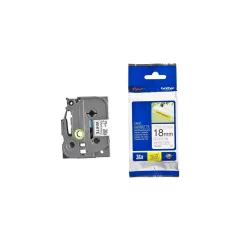   Brother TZE241 feliratozógép szalag fekete/fehér 18mm ORIGINAL