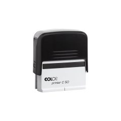 Bélyegző C50 COLOP printer fekete ház fekete párna