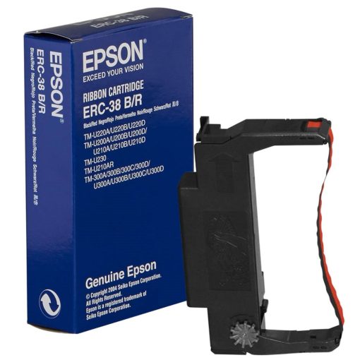 Epson ERC30/34/38 festékszalag black/red