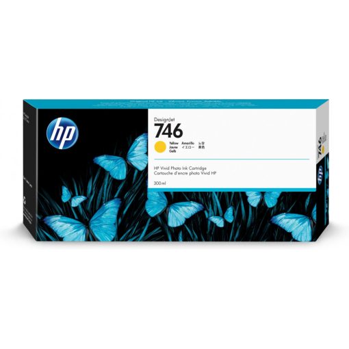 HP P2V79A HP746 Genuin Yellow Plotter Ink Cartridge