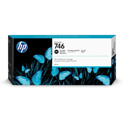 HP P2V82A HP746 Genuin Photo Black Plotter Ink Cartridge