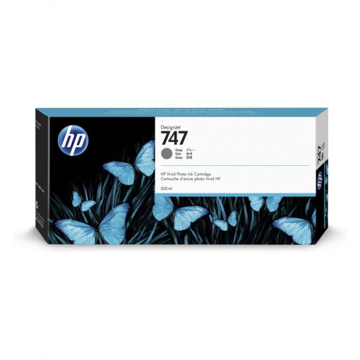 HP P2V86A HP747 Genuin Szürke Plotter Ink Cartridge