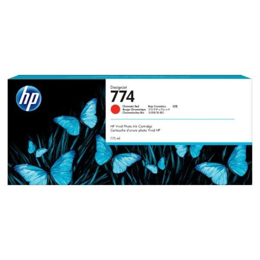 HP 774  Genuin Chromatic Red Plotter Ink Cartridge