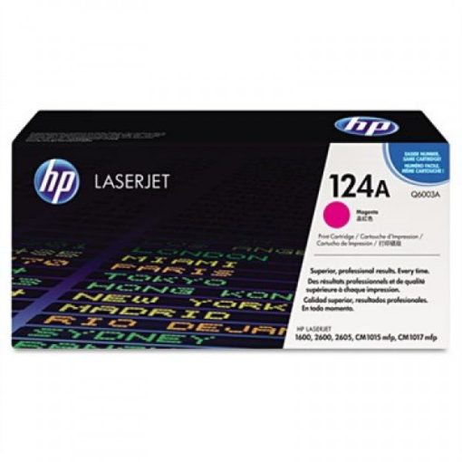 HP Q6003A Eredeti Magenta Toner Hp 124A