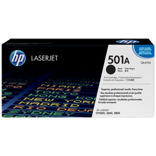 HP Q6470A Genuin Black Toner Hp 501A