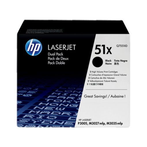 HP Q7551XD Genuin Black Toner Hp 51XD