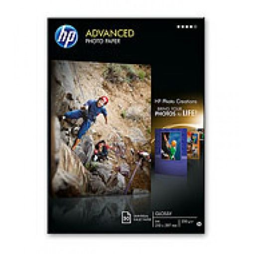 HP A/4 Fényes Fotópapír 50lap 250g (Eredeti)