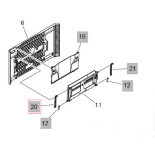 HP RC4-7316 Multi purpose arm left