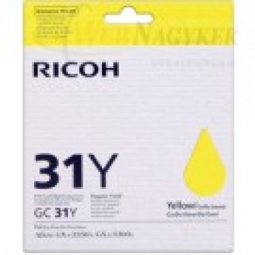 Ricoh GX3300/3350 ink GC31Y Genuin Yellow