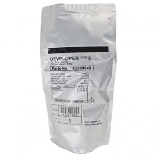 Ricoh Afi350 TYPE5 Genuin Black Developer