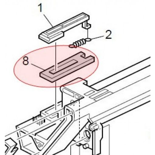 RI B121 2313 Toner supply seal