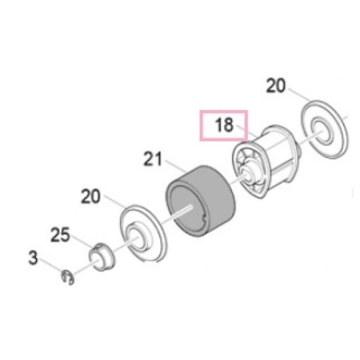 SA JC72-00773A Pickup roller SCX-5100