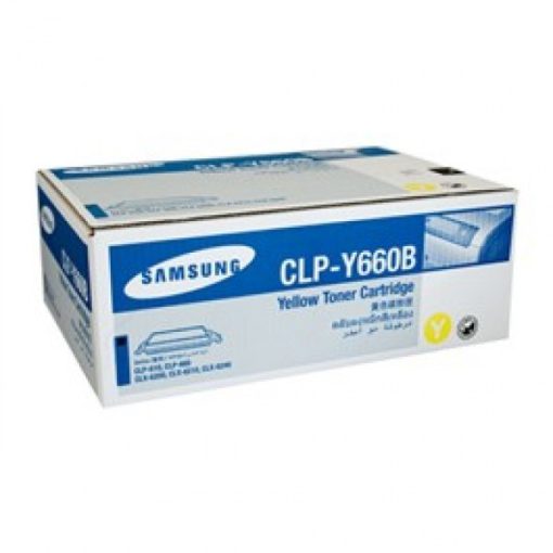 Samsung CLP 610/660B 5k CLP-Y660B/ELS ST959A Eredeti Yellow Toner