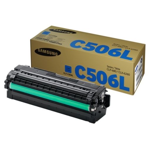 Samsung CLP 680B 3500 oldal CLT-C506L/ELS SU038A Genuin Cyan Toner