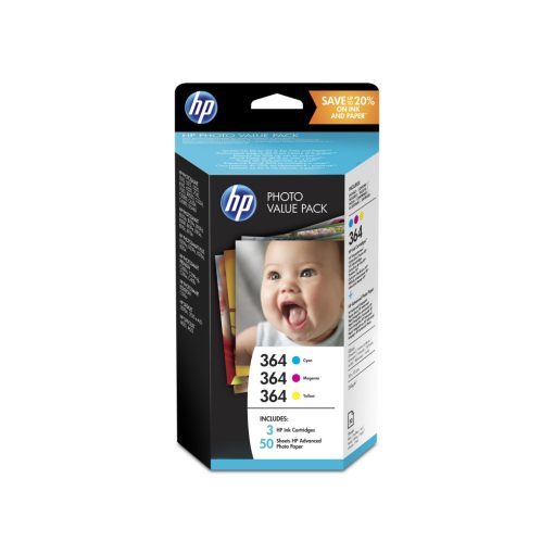 HP 364 T9D88EE Eredeti Multipack Tintapatron
