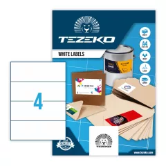 Tezeko négyszög 210 x 74 címke