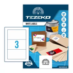 Tezeko négyszög 160 x 85 címke