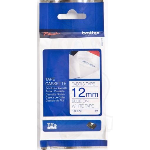 Brother TZeFA3 textil szalag (Genuin) Ptouch