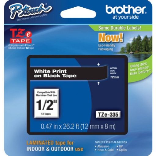 Brother TZe335 szalagkazetta (Genuin) Ptouch