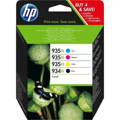 HP X4E14AE 4pack No.935XL Genuin Multipack Ink Cartridge