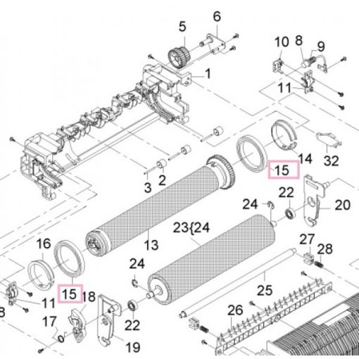 XE 013N13866 Teflon persely WC4150